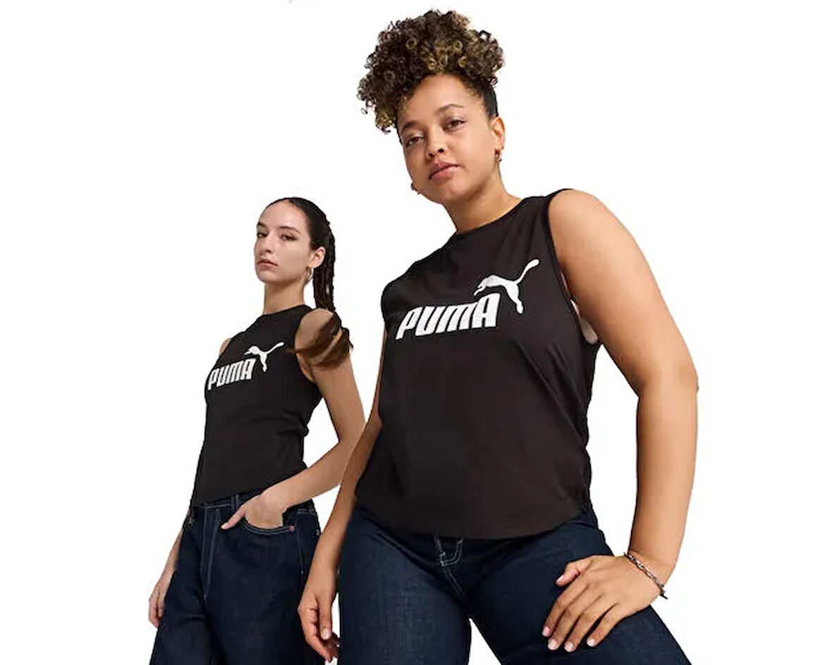 Puma Ess No. 1 Logo Slim Tank Kadın Günlük Atlet 68496801 Siyah
