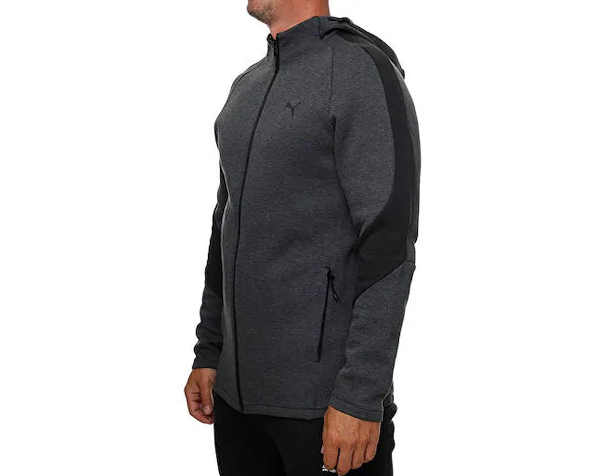 Puma Evostripe Core Fz Hoodie Erkek Günlük Ceket 63152907 Gri