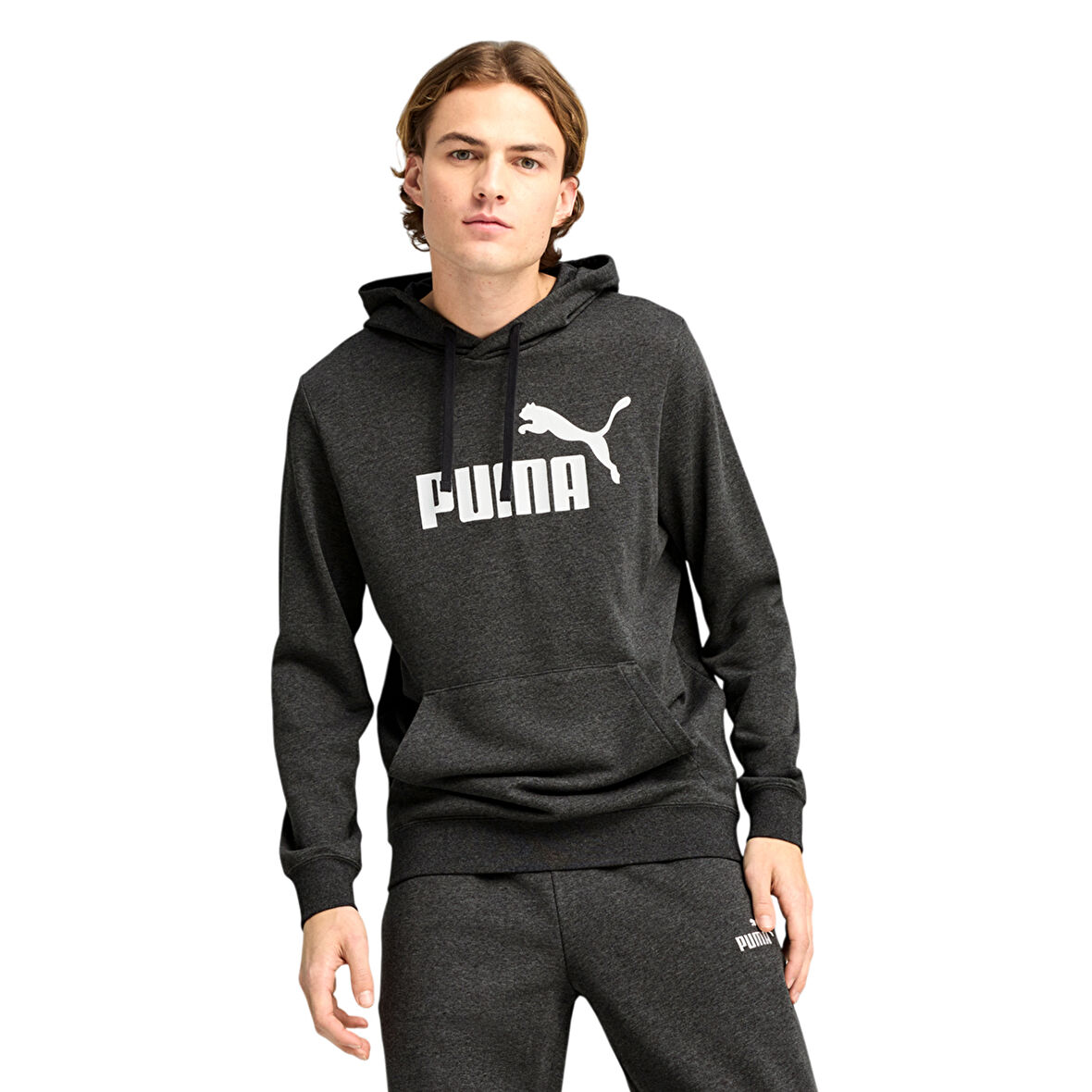 Essential No. 1 Logo Erkek Gri Günlük Stil Sweatshirt 68257207