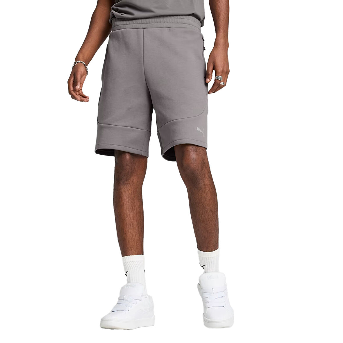 Evostripe Erkek Gri Antrenman Şort 68461579