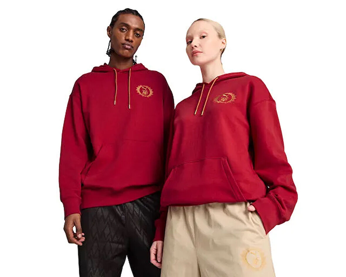 Puma Puma X Harry Potter Hoodie Unisex Günlük Sweatshirts 63009313 Kırmızı