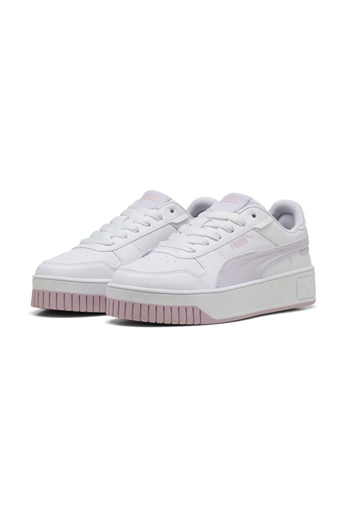 Puma Carina Street BeachFloralsJr 400653 01 Kadın Sneaker Ayakkabı Beyaz Lila 36-40 