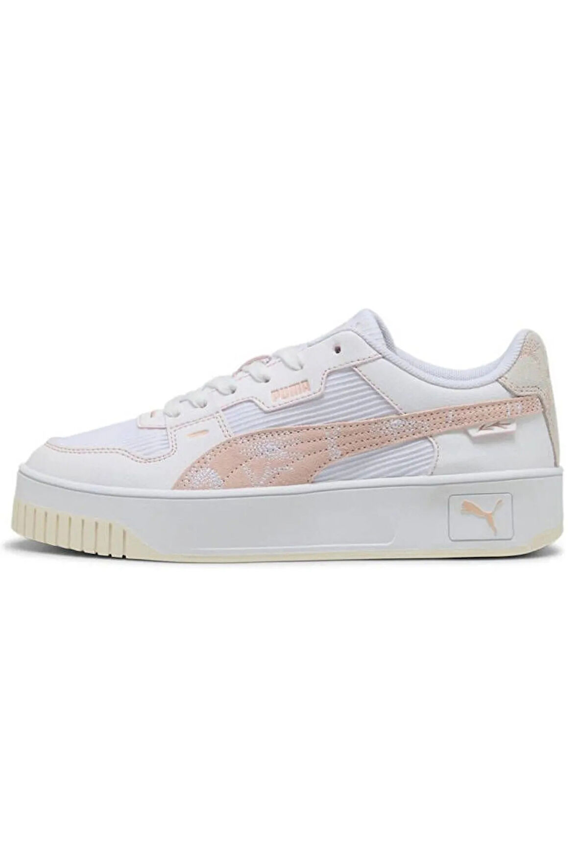Puma Carina Street Lux Crafted F Kadın  Beyaz Sneaker