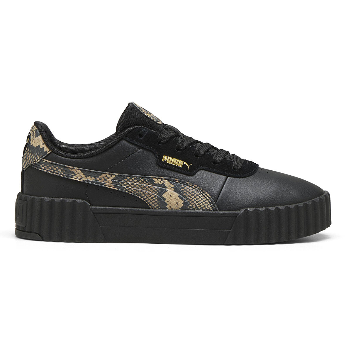 Carina 3.0 Snake Chic Kadın Siyah Sneaker Ayakkabı 40072302
