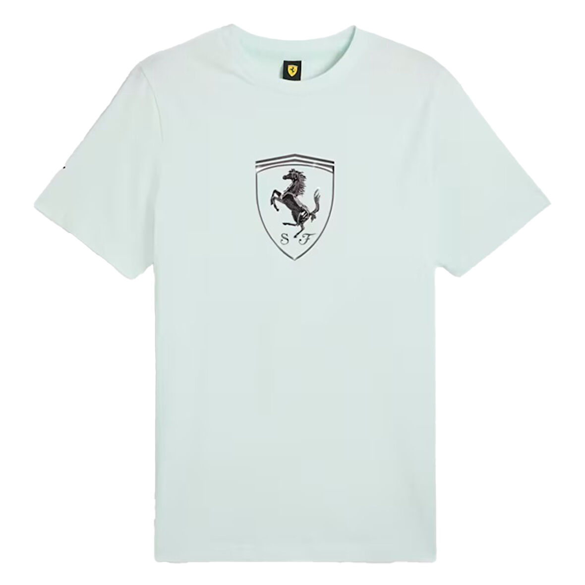 Ferrari Race Erkek Mavi Günlük Stil T-Shirt 63018905