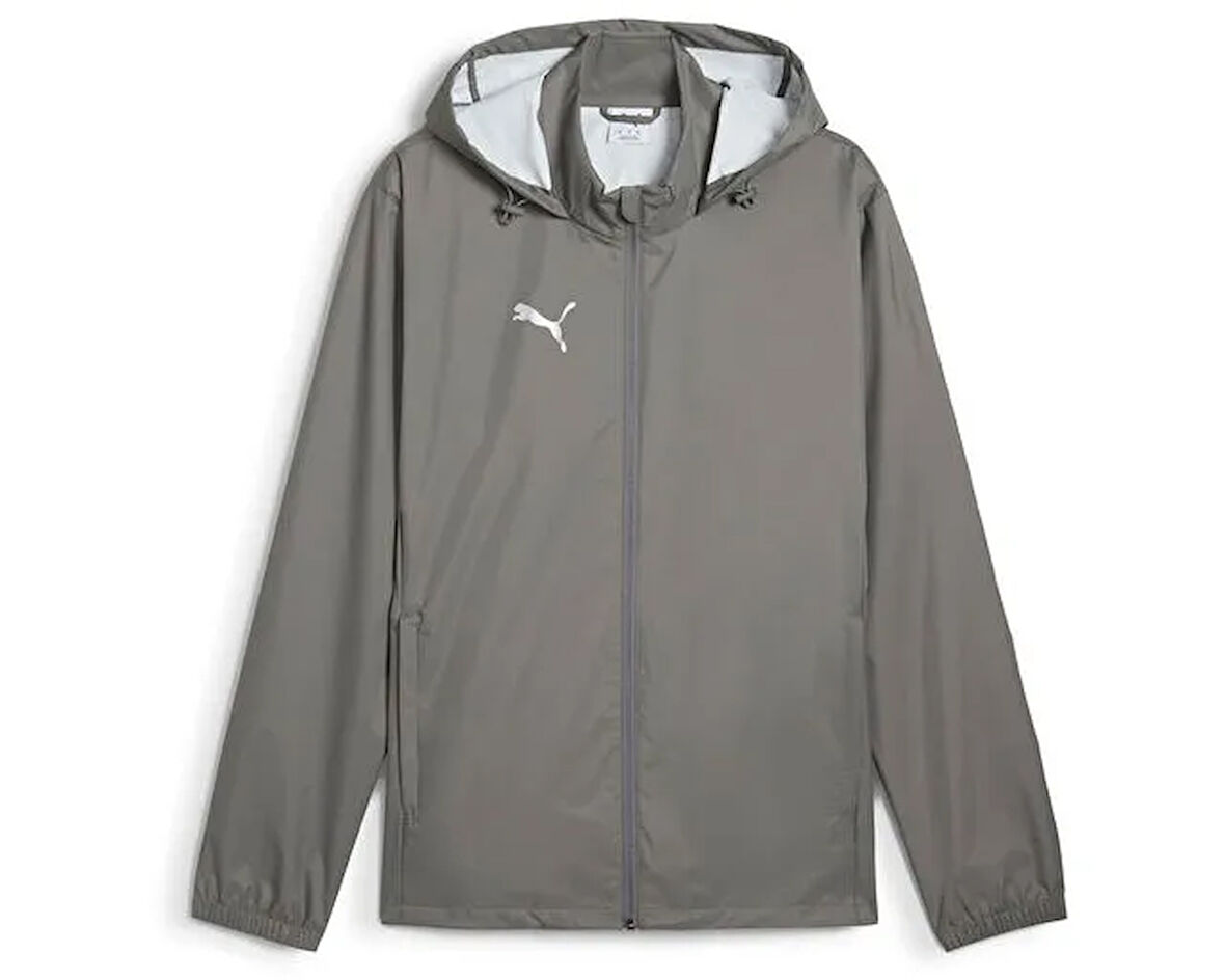 Puma Teamadditions Allweather Jkt Erkek Futbol Antrenman Ceketi 65916913 Gri