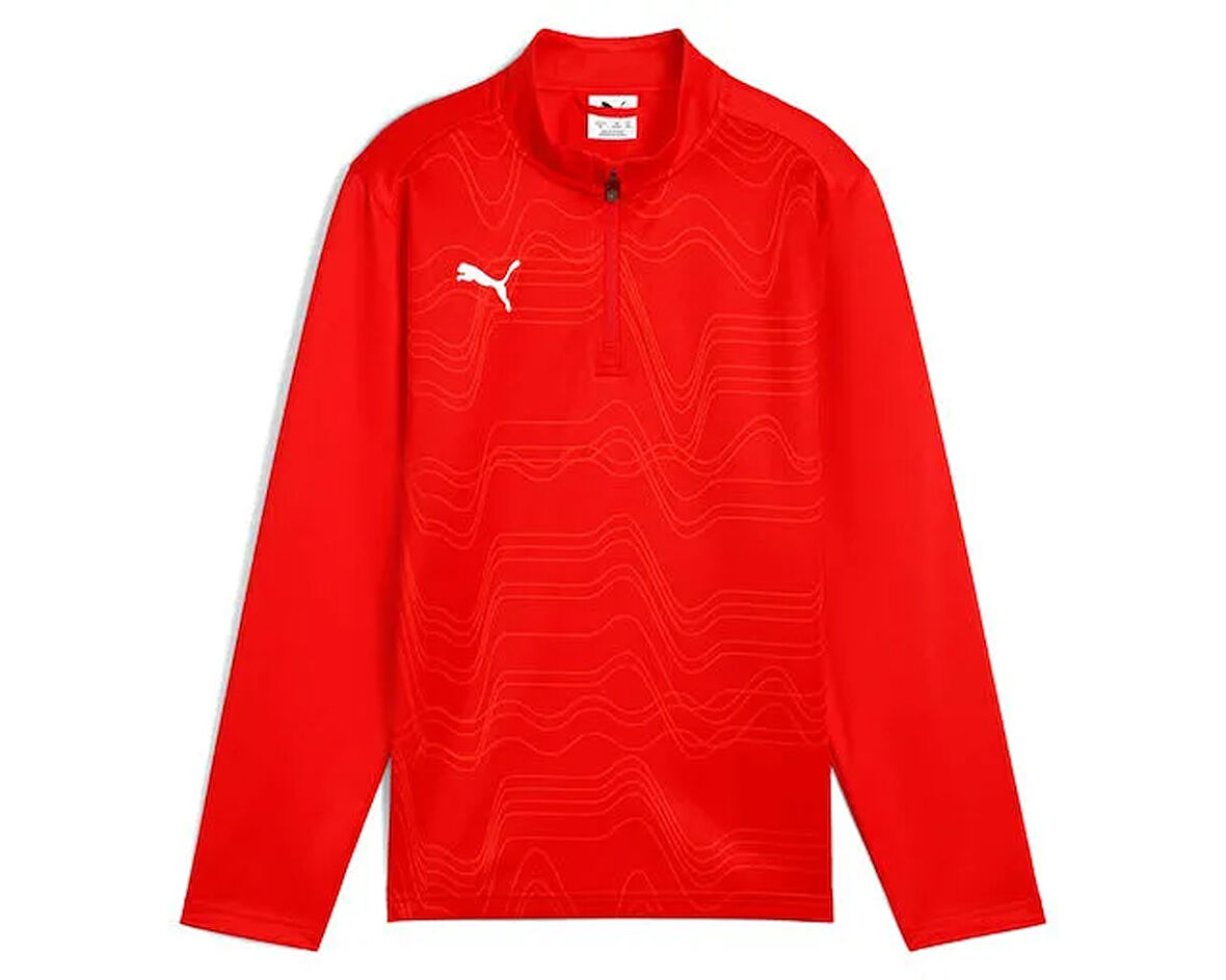 Puma Teamgoal Trg 1/4 Zip Top Gpc Erkek Futbol Antrenman Uzun Kollu Tişört 66006601 Siyah