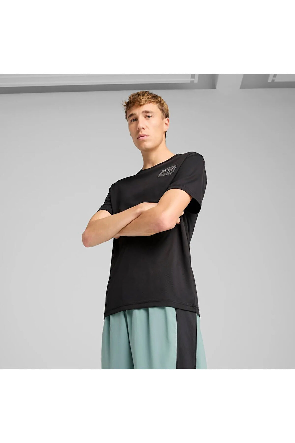 GRAPHICS SKELETON RUN TEE Spor T-Shirt