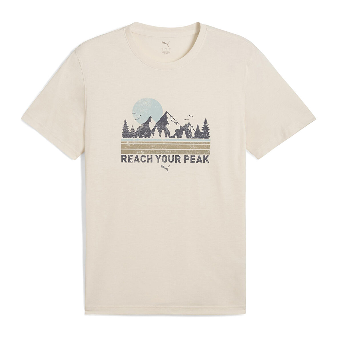 Graphics Erkek Bej Koşu T-Shirt 52659887