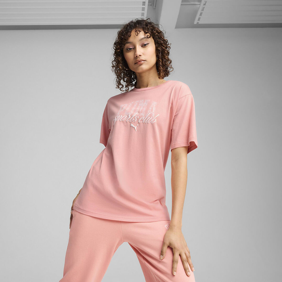 PUMA PUMA CLASS RELAXED TEE PİNK FRUİT KADIN KISA KOL T-SHIRT