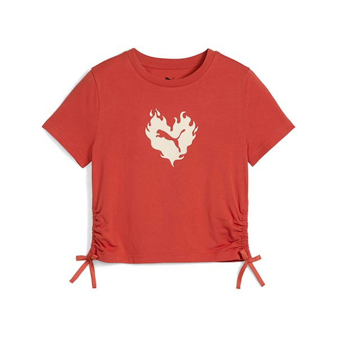 FLAMING LOVE Knotted Tee