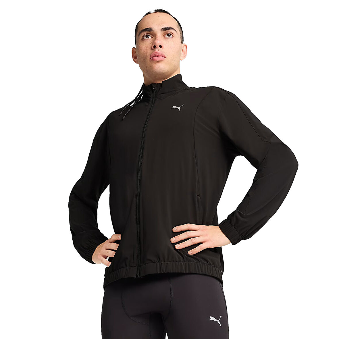 Run Velocity Erkek Siyah Koşu Ceket 52660701