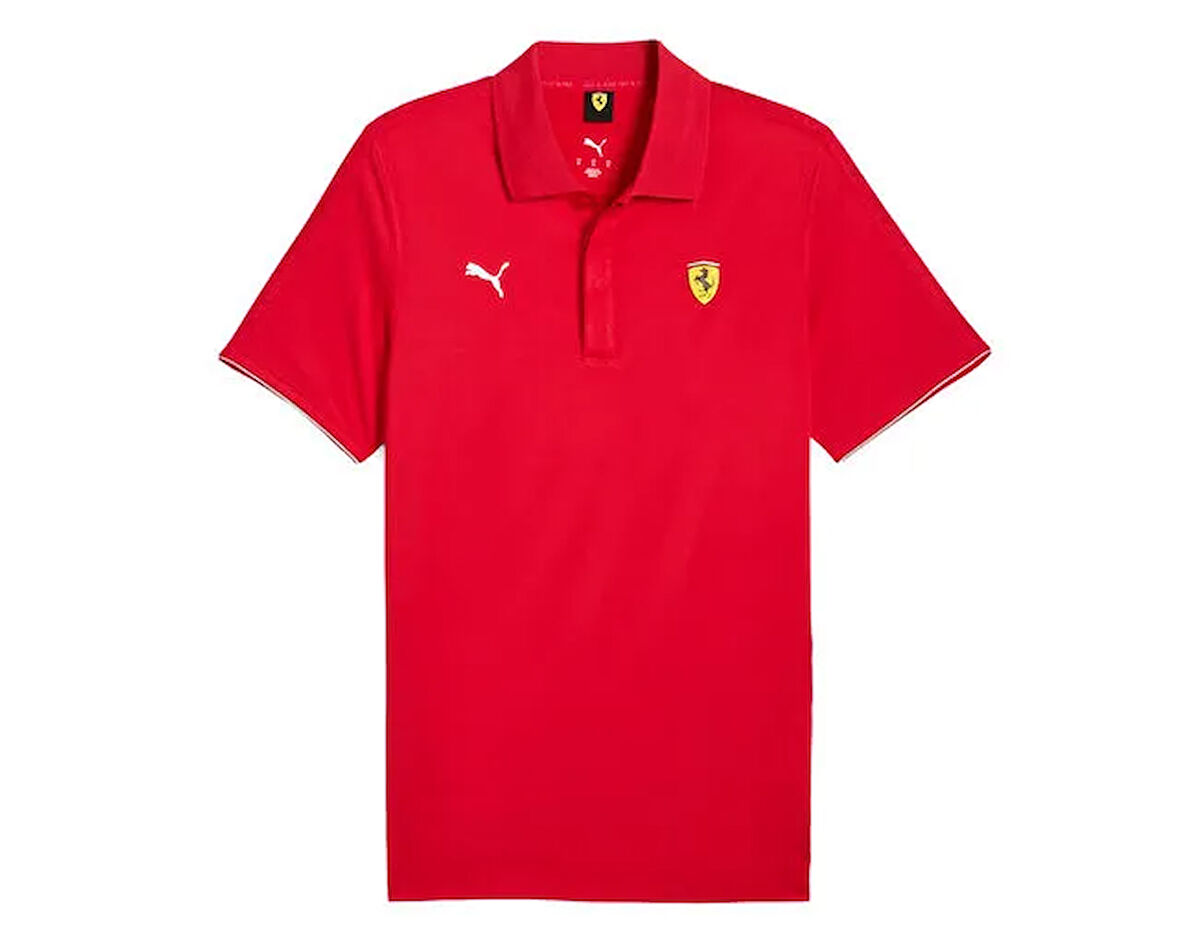 Puma Ferrari Race Cloudspun Polo Erkek Günlük Polo Tişört 63018502 Renkli