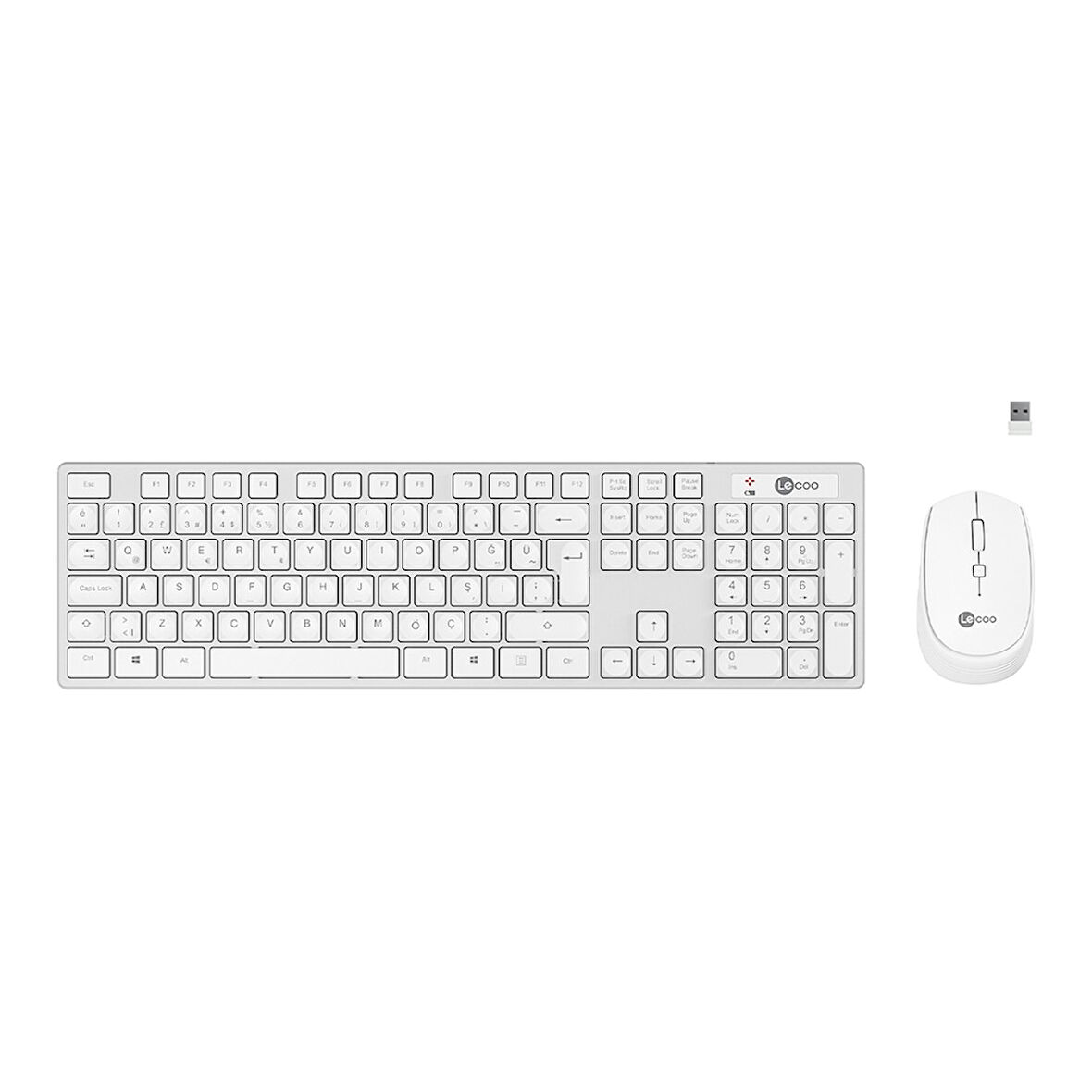 Lecoo KM2001 Kablosuz Türkçe Q Klavye Mouse Set