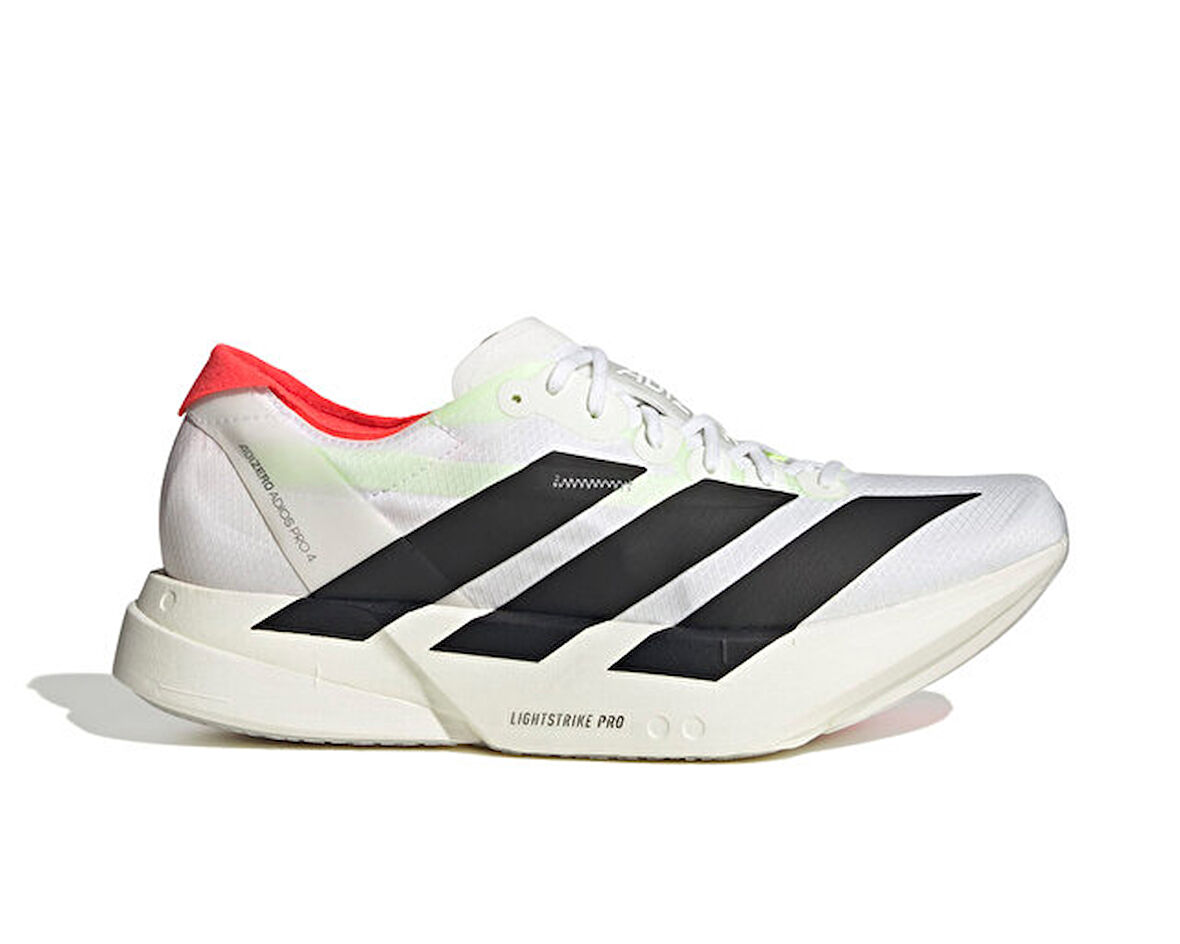 adidas Adizero Adios Pro 4 M Erkek Koşu Ayakkabısı JR1094 Beyaz