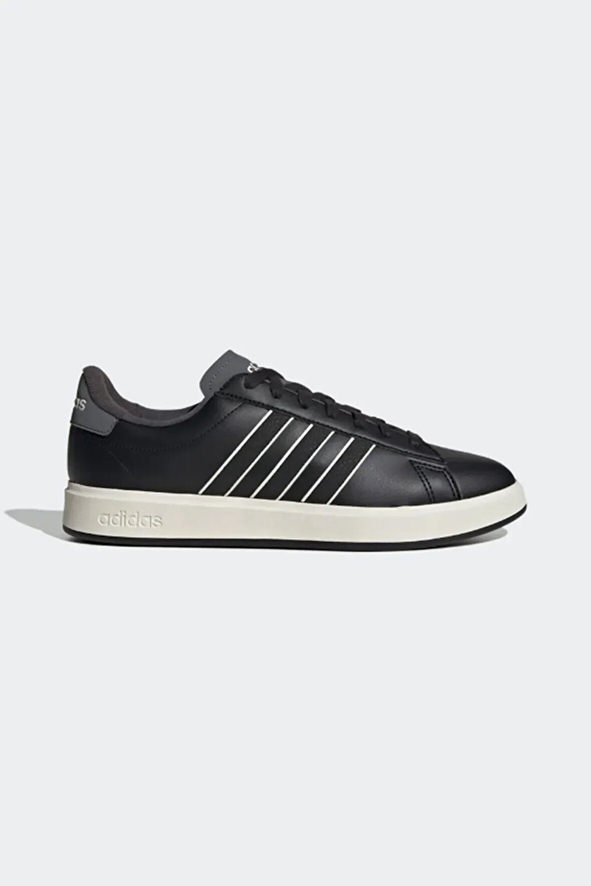 Grand Court 2.0 Erkek Spor Ayakkabı Js1739 CBLACK/CBLACK/OWHITE