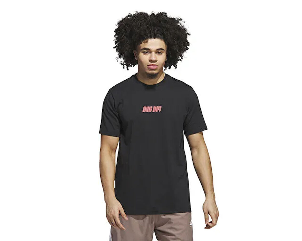adidas Hd Novelty T 1 Erkek Basketbol Tişörtü JX1781 Siyah