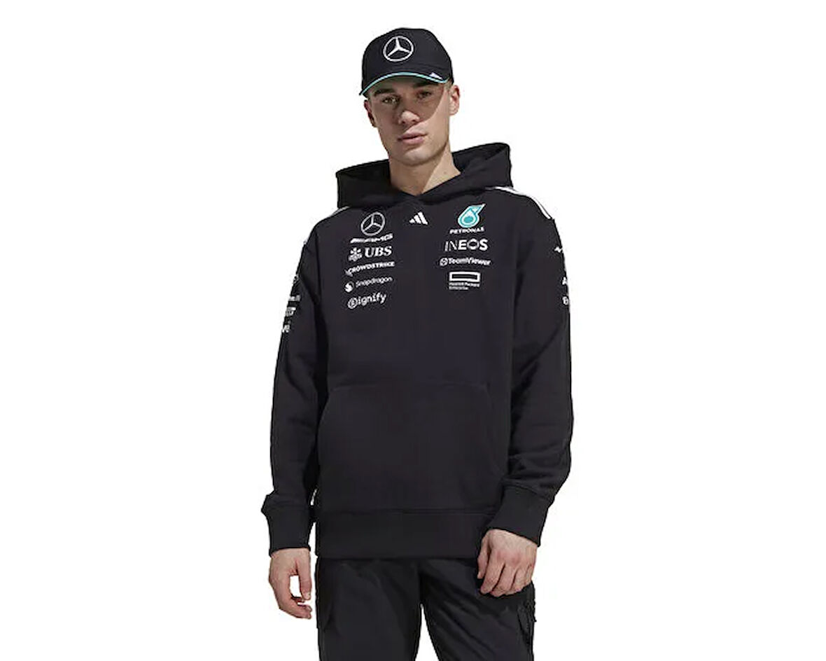 adidas Mer Tm Hood M Erkek Günlük Sweatshirts JW5385 Siyah