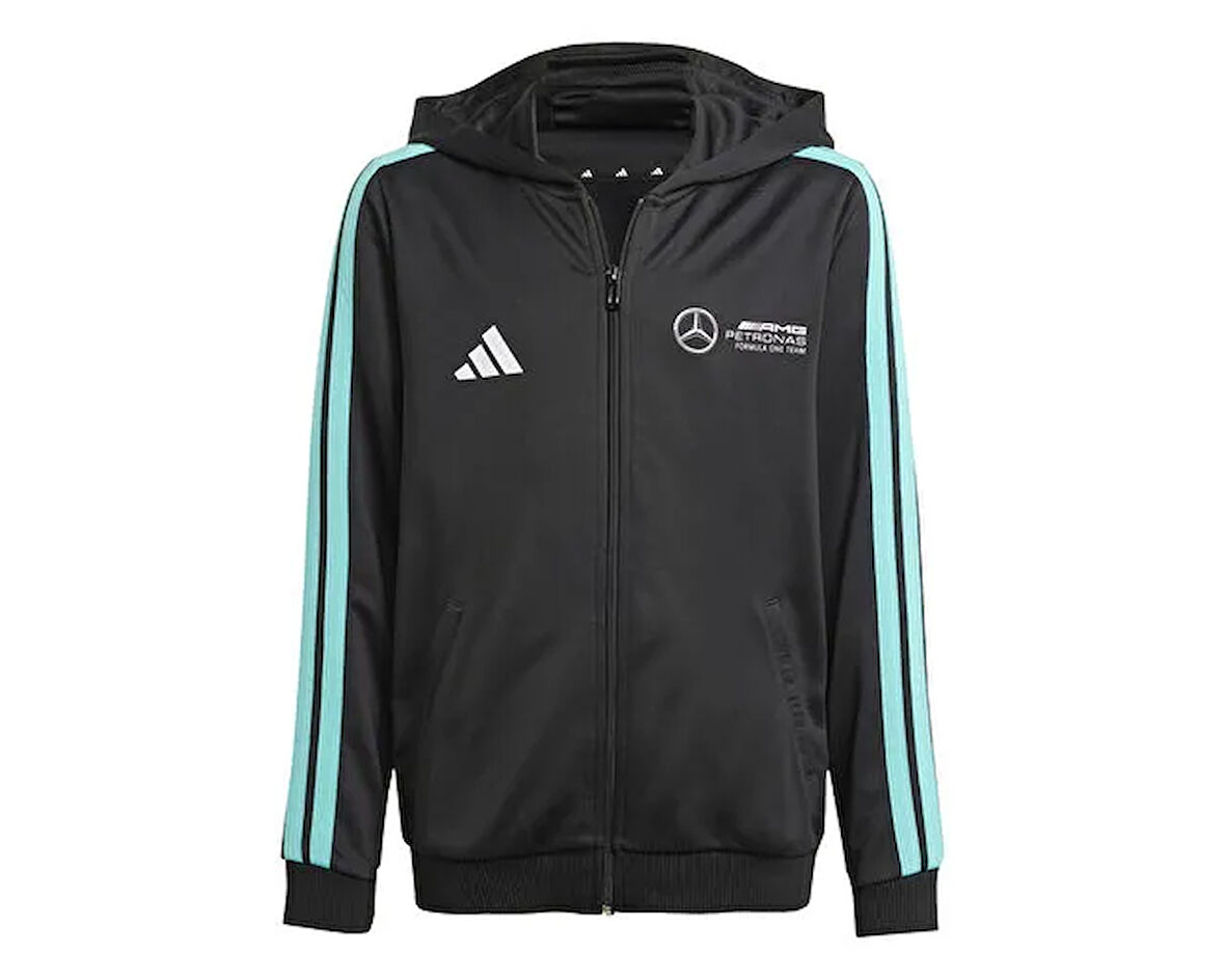 adidas  Mer Dna Fz Hd Y Çocuk Günlük Eşofman Üstü JV5435 Siyah