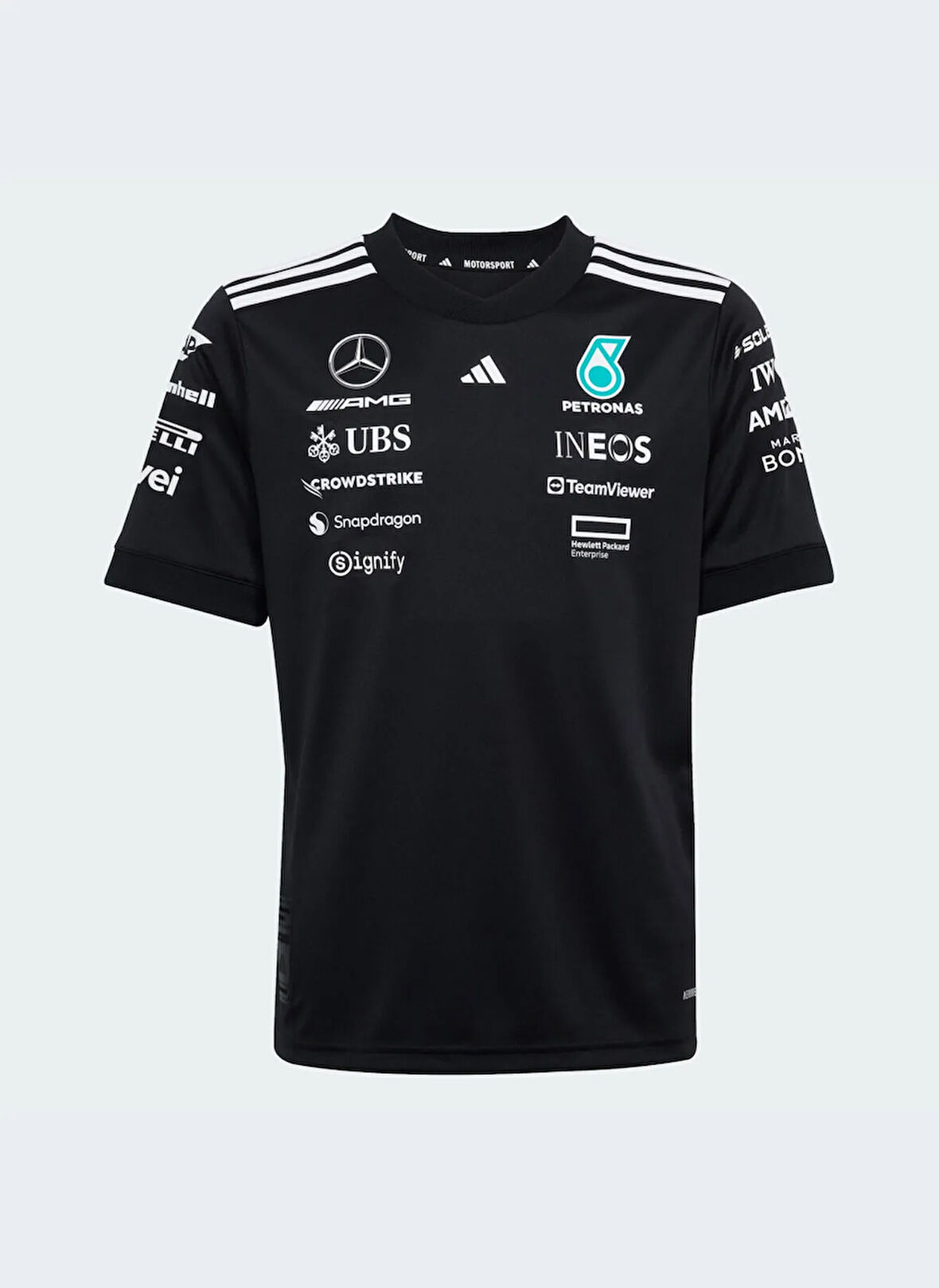 adidas Düz Siyah Erkek Çocuk T-Shirt JW5363-MER DR JSYB RY