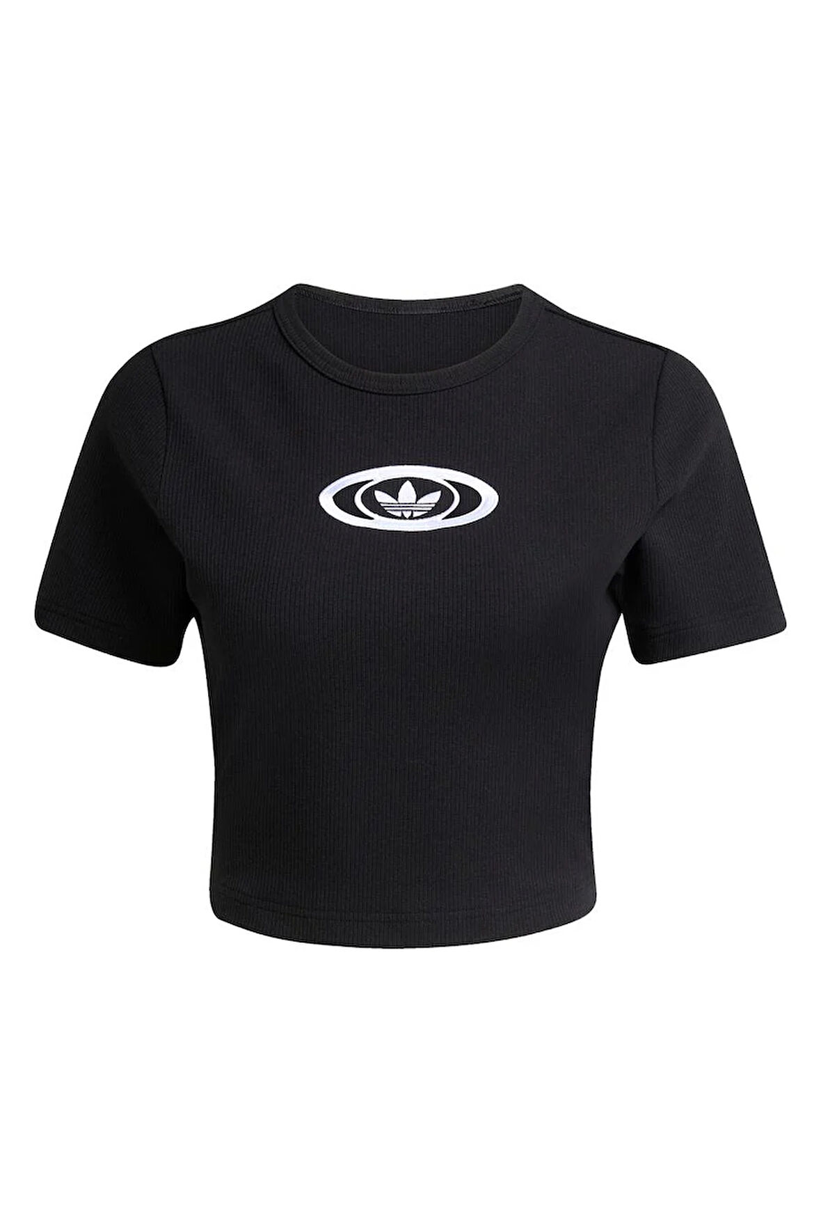 adidas Kadın  Siyah  T-shirt CUT OUT RIB TEE KC8804