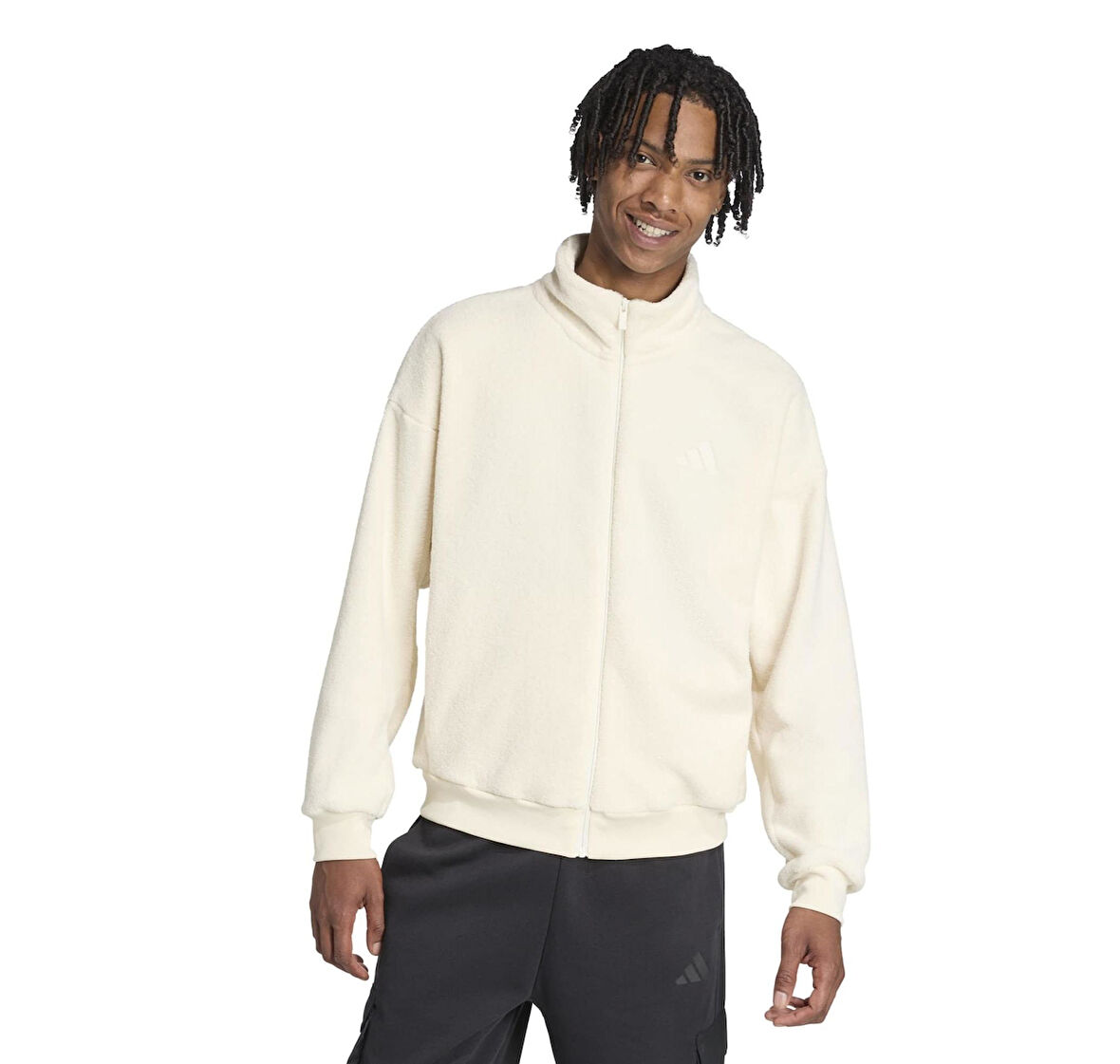 JM6050-E adidas M Fı Sl Shrp Tt Erkek Sweatshirt Krem