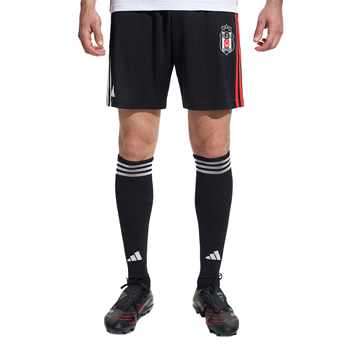 Beşiktaş 2025/26 İç Saha Erkek Siyah Futbol Şortu JN5394