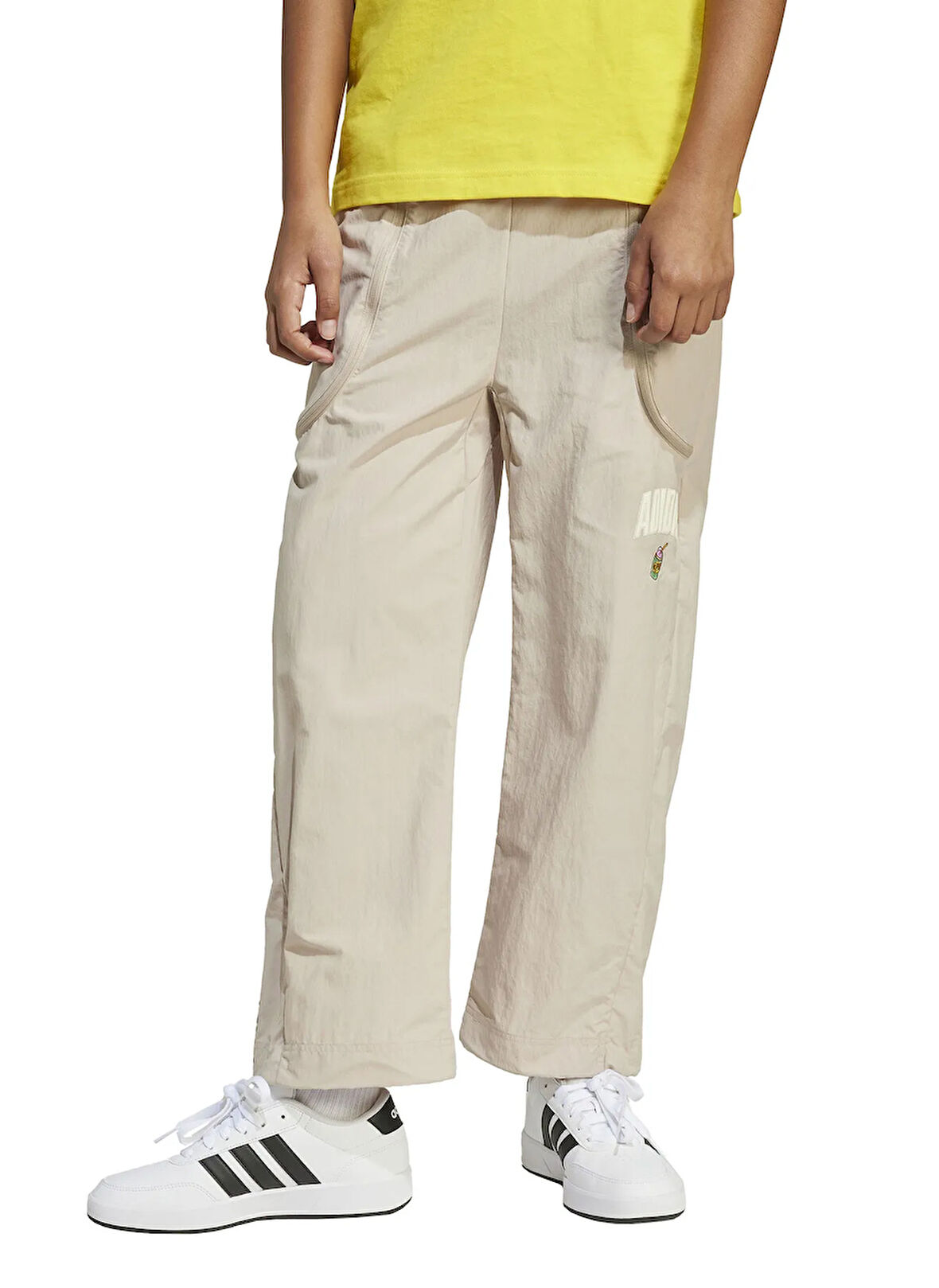 adidas Lastikli Paça Bej Erkek Çocuk Eşofman Altı JL9182 J SIM PNT