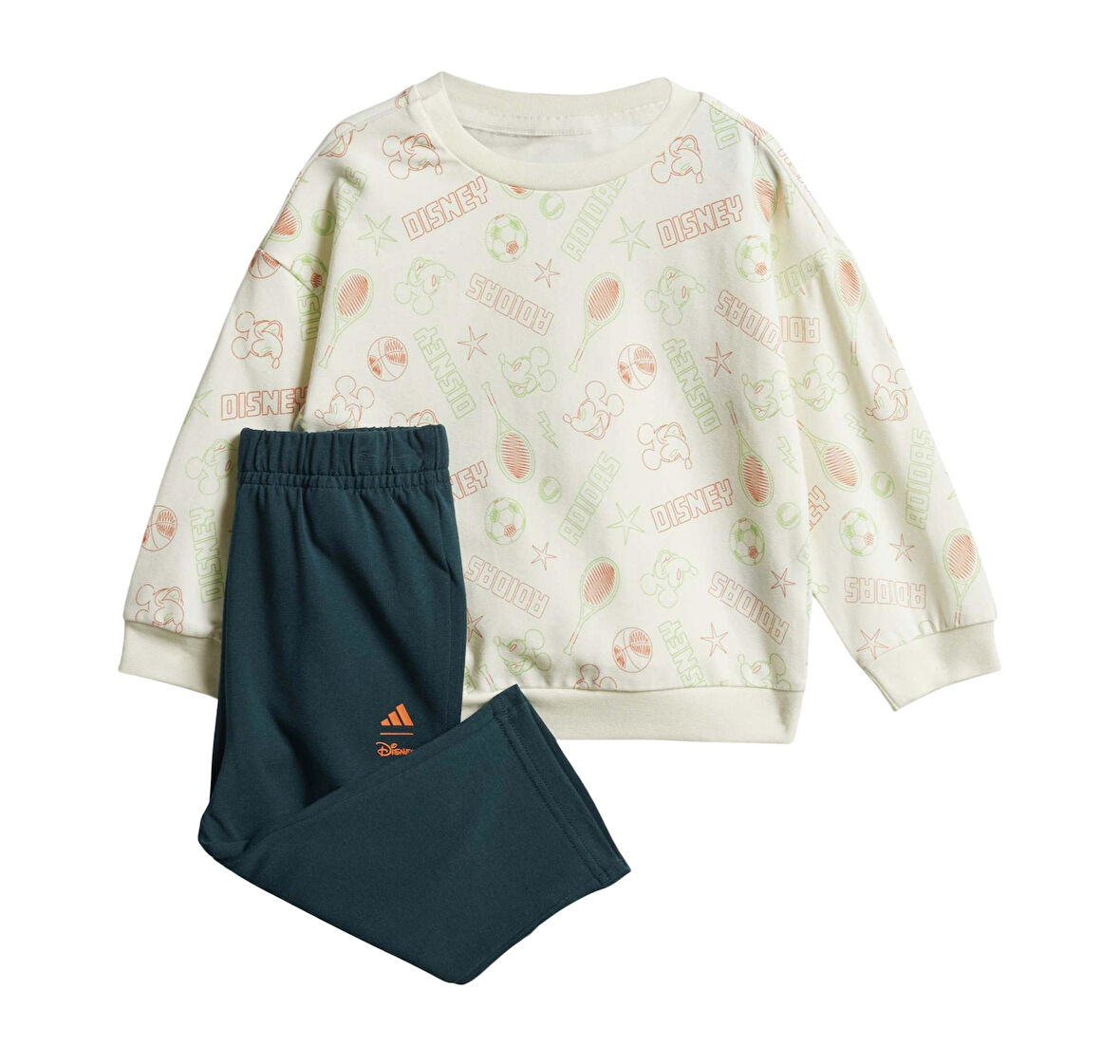 JL9170-B adidas I Dy Mm Jog Bebek Eşofman Takımı Krem