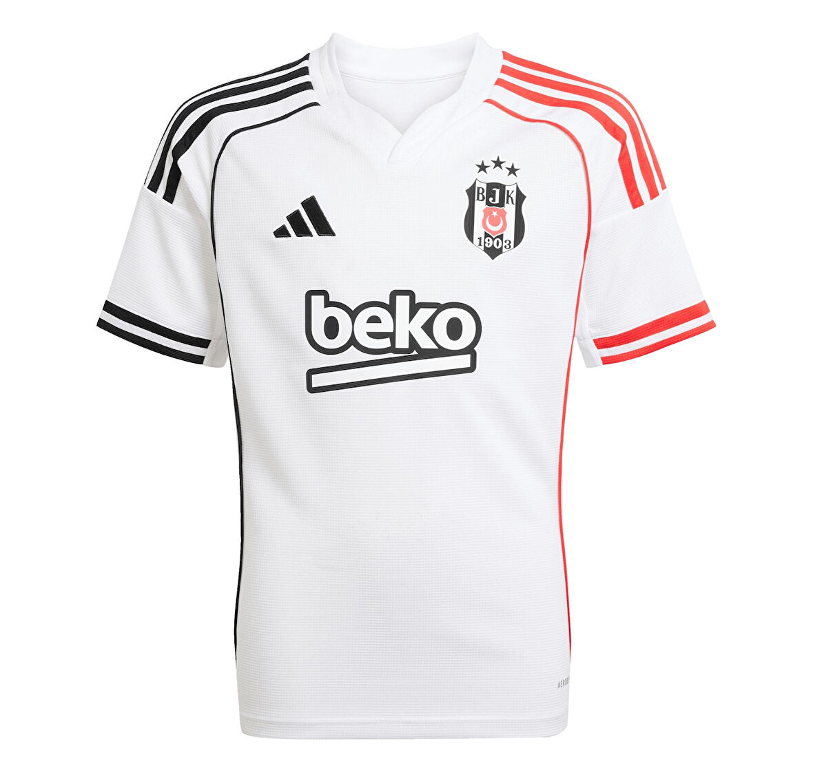 JN9936-C adidas Bjk Beşiktaş Jk 25-26 İ&amp;ccedil; Saha &amp;Ccedil;ocuk Forma Beyaz