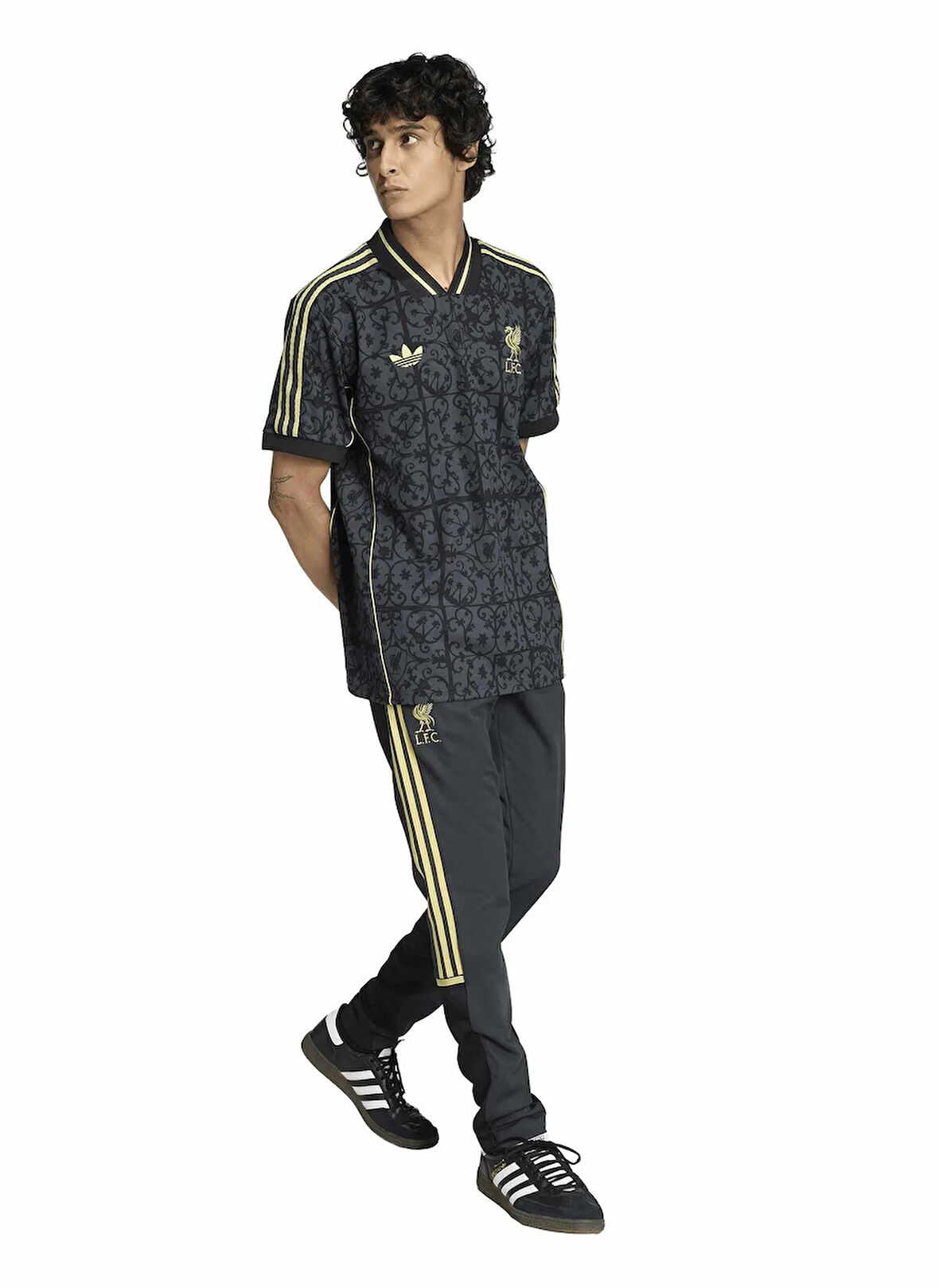 adidas JW5462 LFC LF JSY Gri Normal Erkek Forma