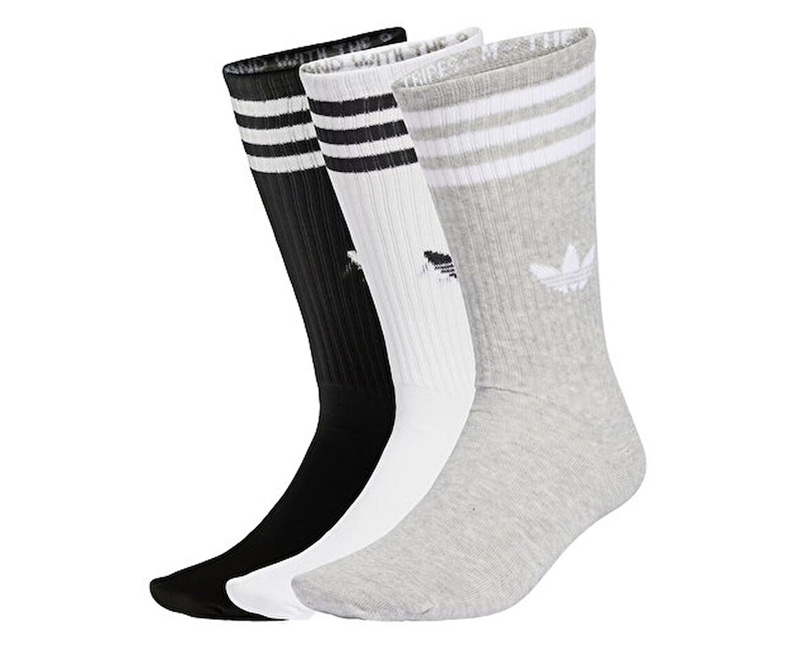 adidas 3S High Cr S 3P Çorap (3 Çift) JV7418 Beyaz