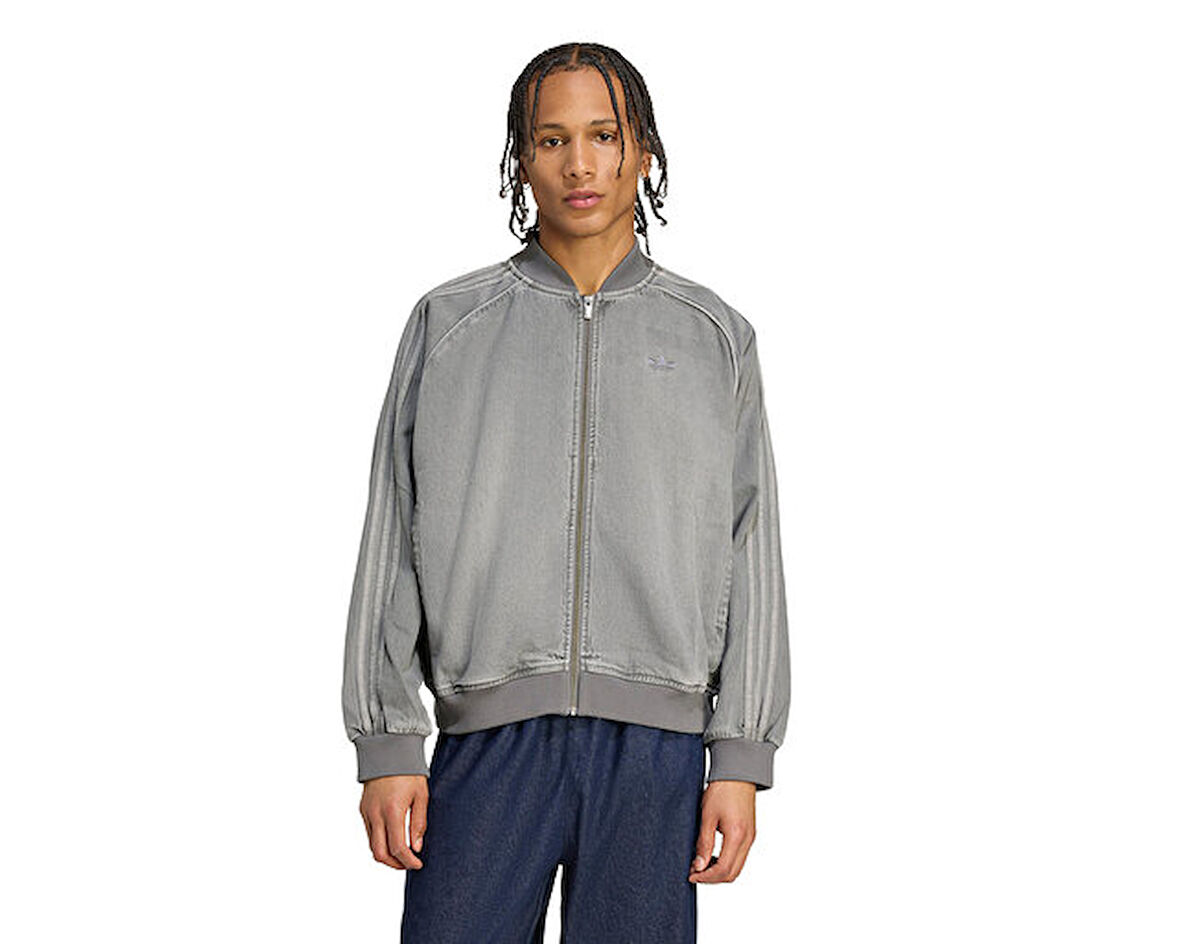 adidas Sst Tt Erkek Günlük Ceket JW5915 Gri