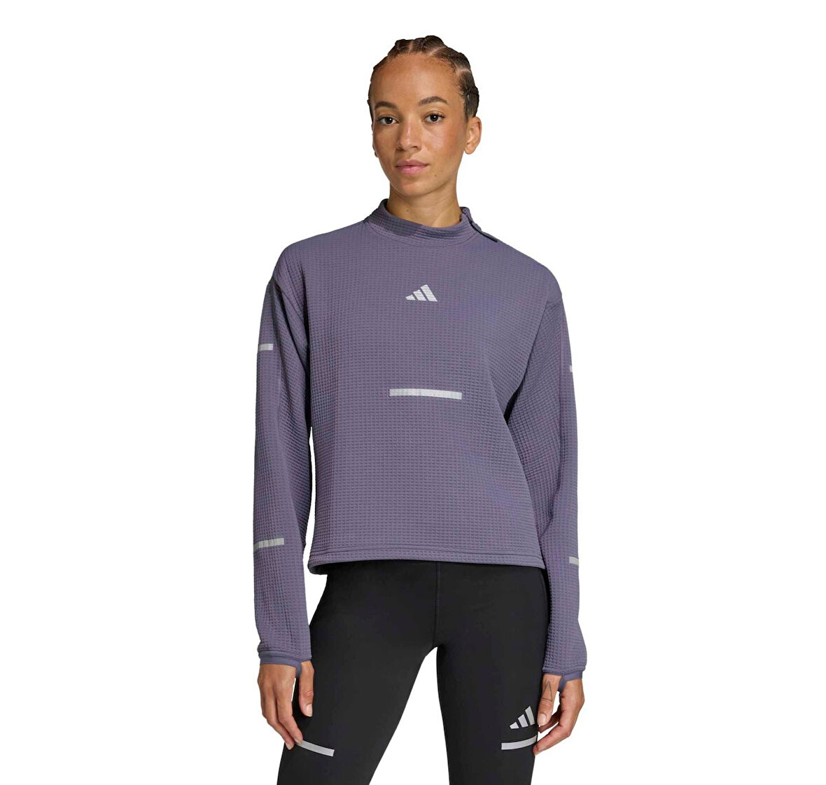 JP3844-K adidas Adi365 Crew W Kadın Sweatshirt Mor