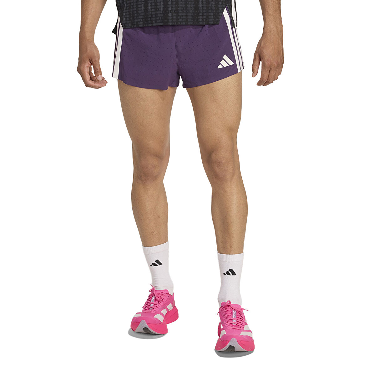 Adizero Split Erkek Mor Koşu Şort JP3774