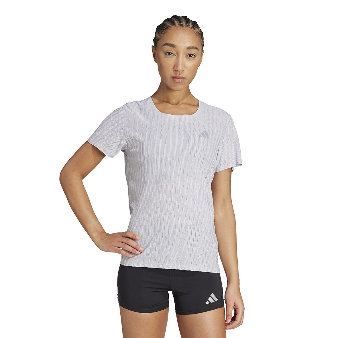 Adi365 Running Clımacool+ Kadın Gri Koşu T-Shirt JM5704