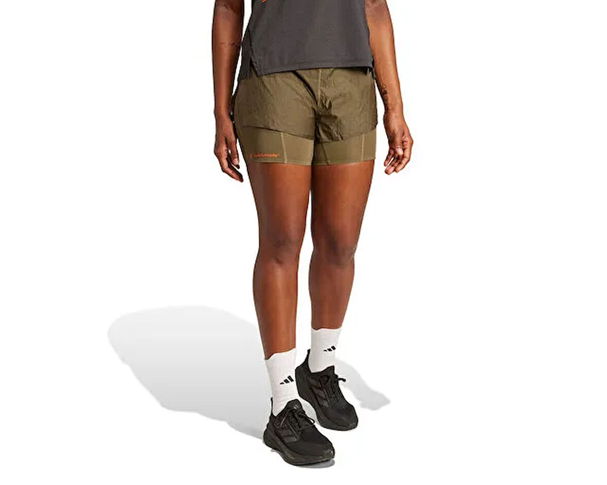 adidas Adi365 Hk2In1 W Kadın Koşu Şortu KA1859 Haki