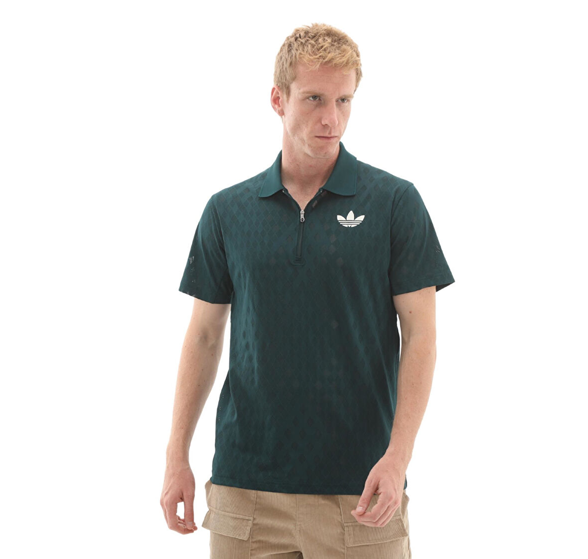 JY4848-E adidas Polo Pro Erkek T-Shirt Yeşil
