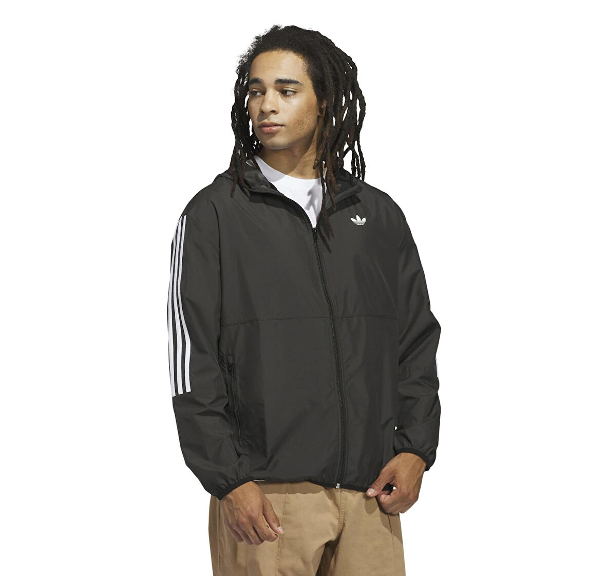 JX0268-E adidas Wındbreaker Erkek Ceket Siyah