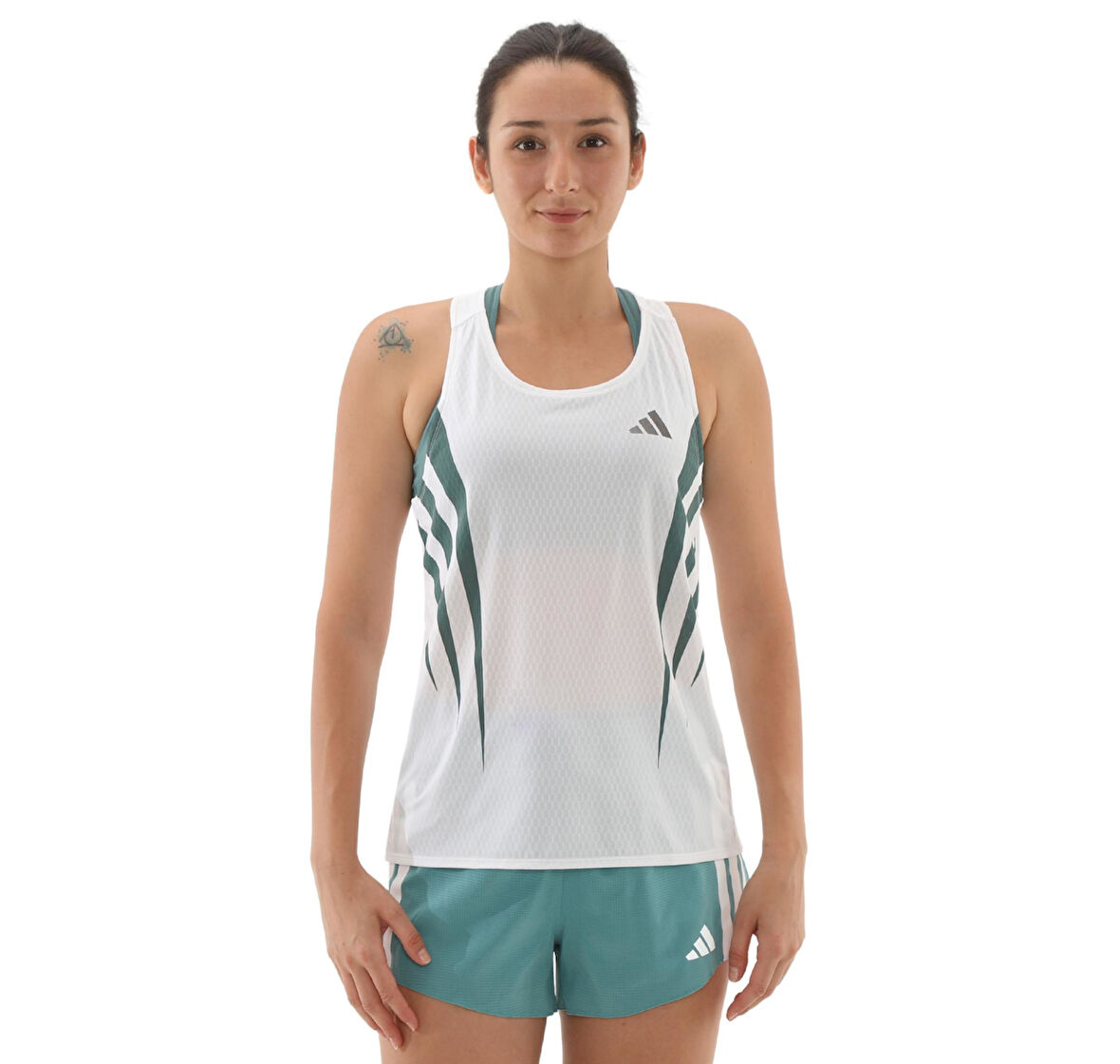 JZ8034-K adidas Adızero A Sgl W Kadın T-Shirt Beyaz