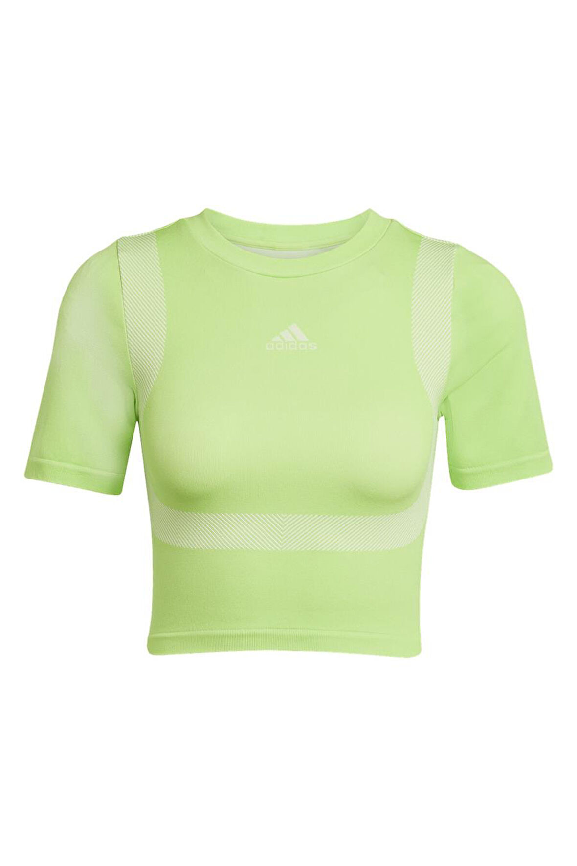 adidas Kadın  Yeşil  T-shirt SEAMLESS TEE JV8506