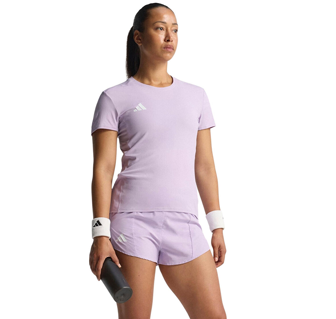 JM8336-K adidas Adızero E Tee Kadın T-Shirt Mor