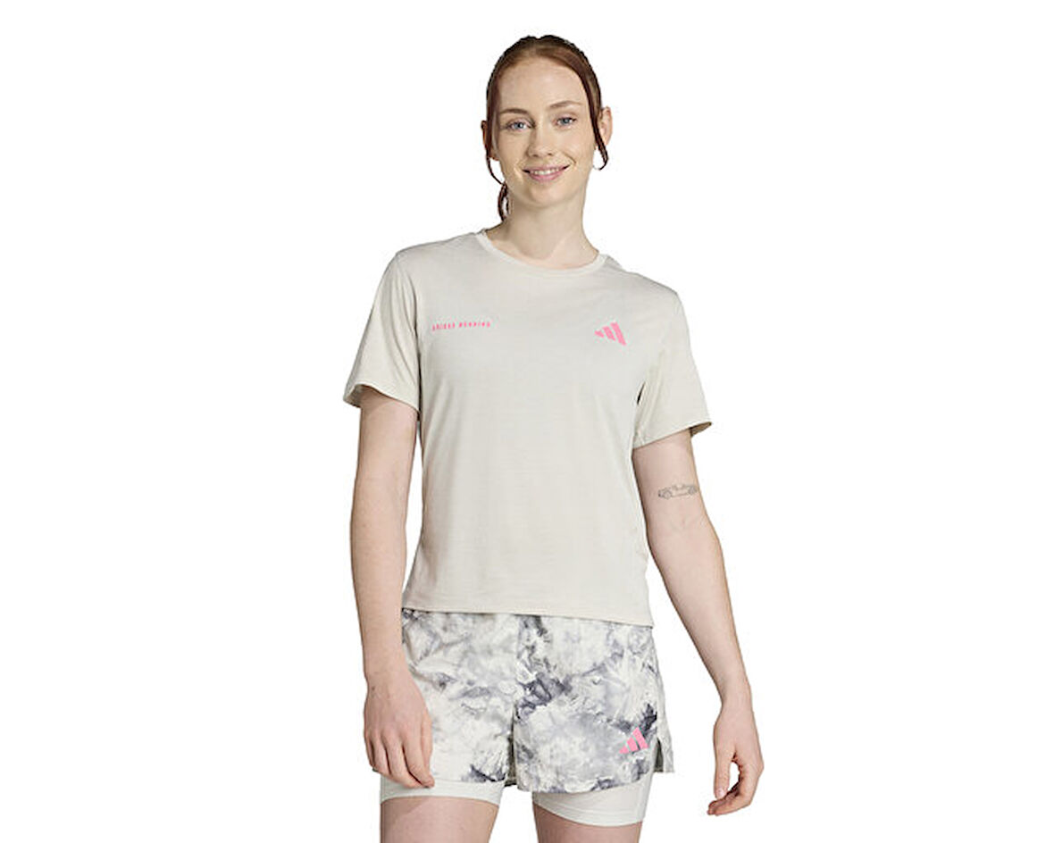 adidas Otr Mel Tee W Kadın Koşu Tişörtü JN9606 Gri