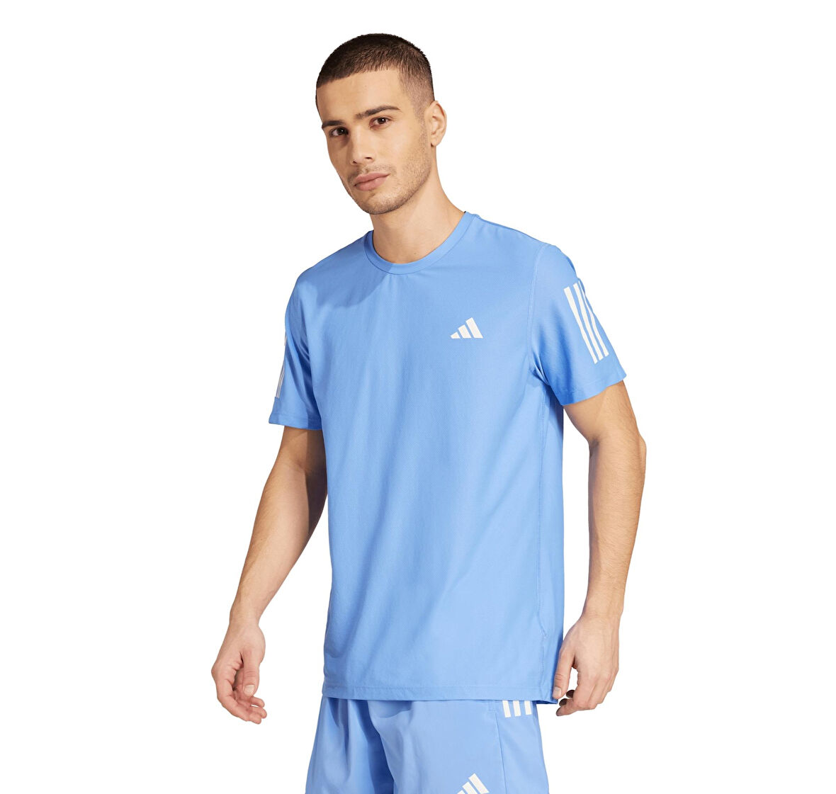 JX2212-E adidas Otr B Tee Erkek T-Shirt Mavi