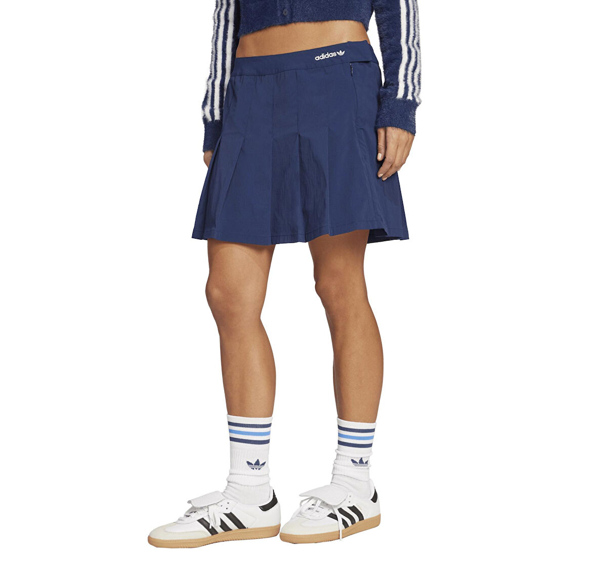 JW5141-K adidas Pleated Skırt Kadın Elbise - Etek Lacivert