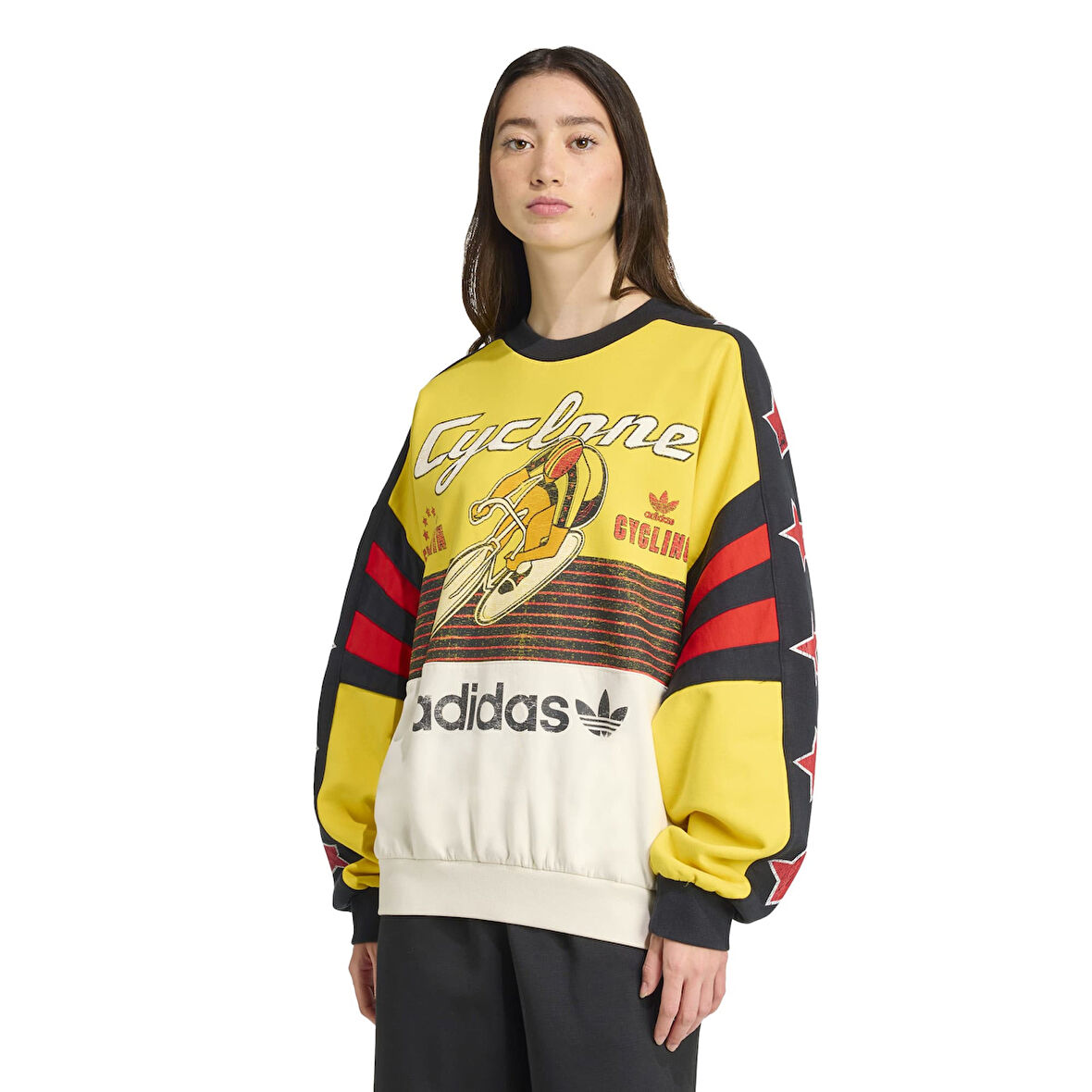 Adidas Kadın Günlük Sweatshirt Archive Cycling Sweatshirt Jw0147