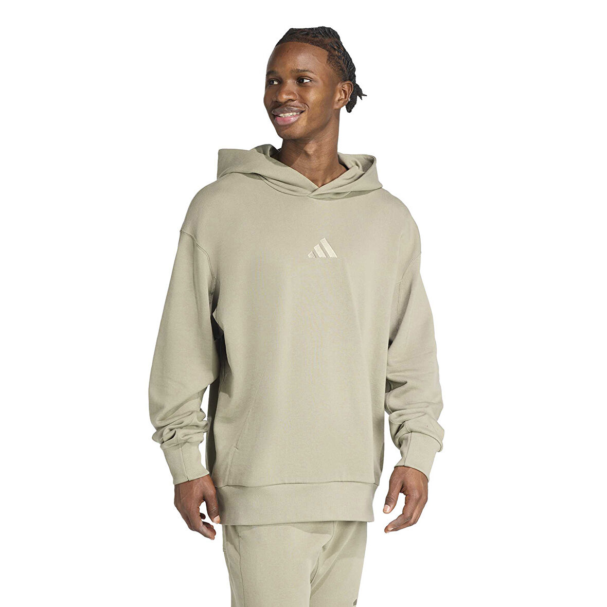 All Szn French Terry Erkek Gri Günlük Stil Sweatshirt JY5042