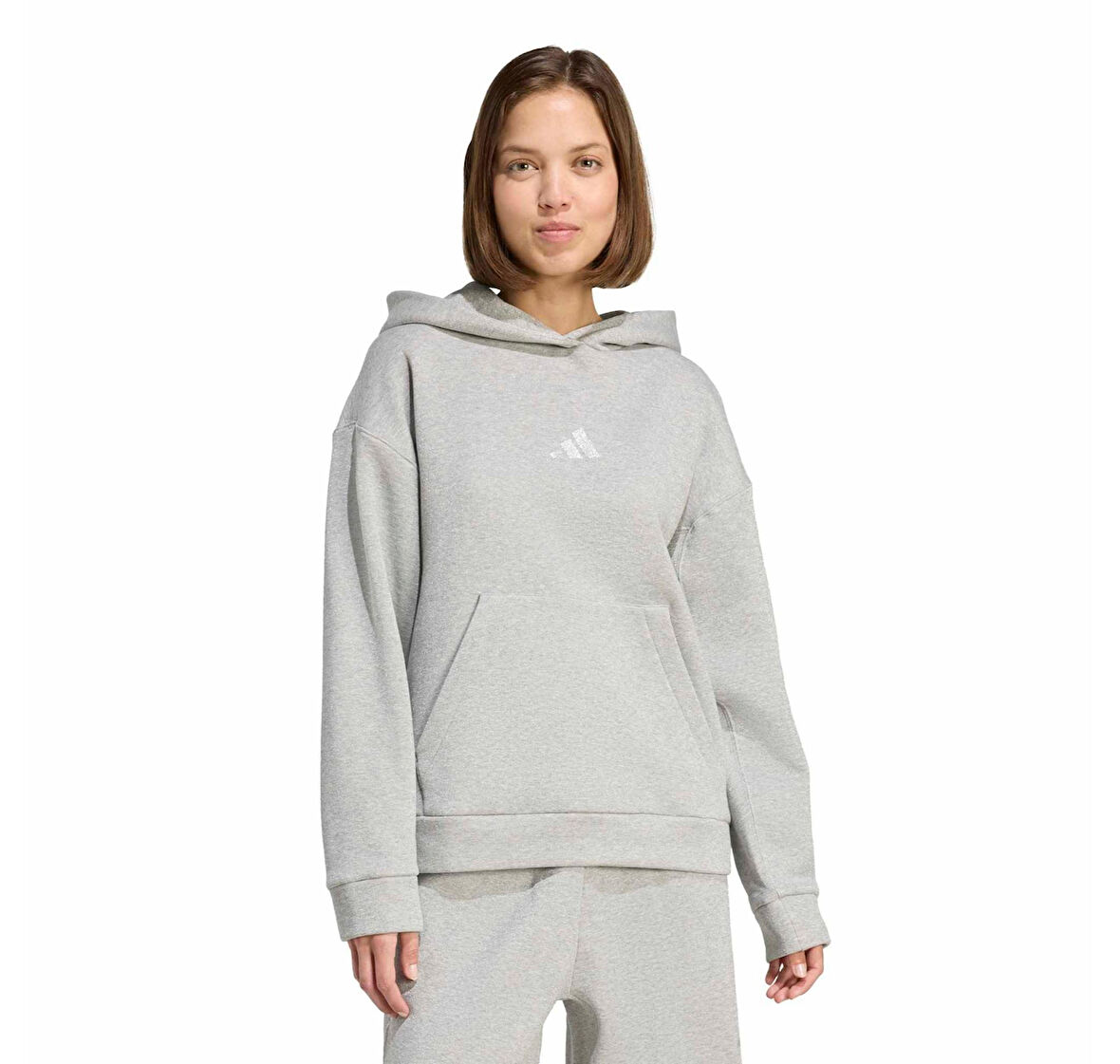 JV5757-K adidas W All Szn Hl Hd Kadın Sweatshirt Gri