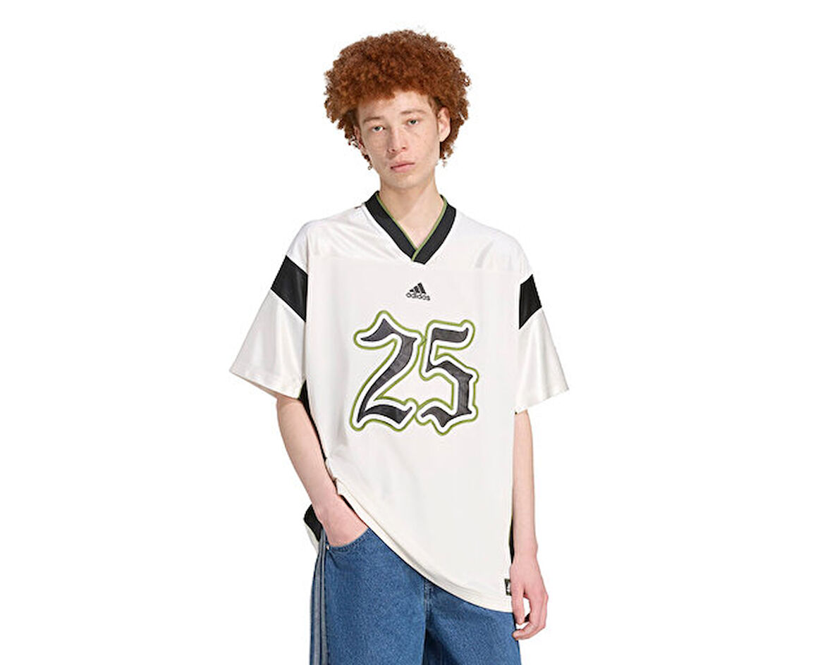 adidas Ftbl Jrsy Erkek Günlük Tişört JY2762 Beyaz