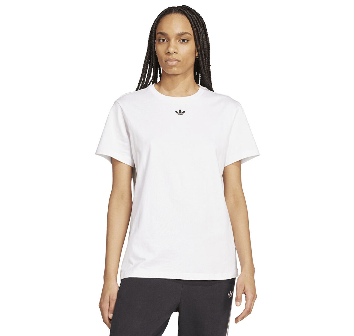 JV7207-K adidas Adıbreak Tee Kadın T-Shirt Beyaz